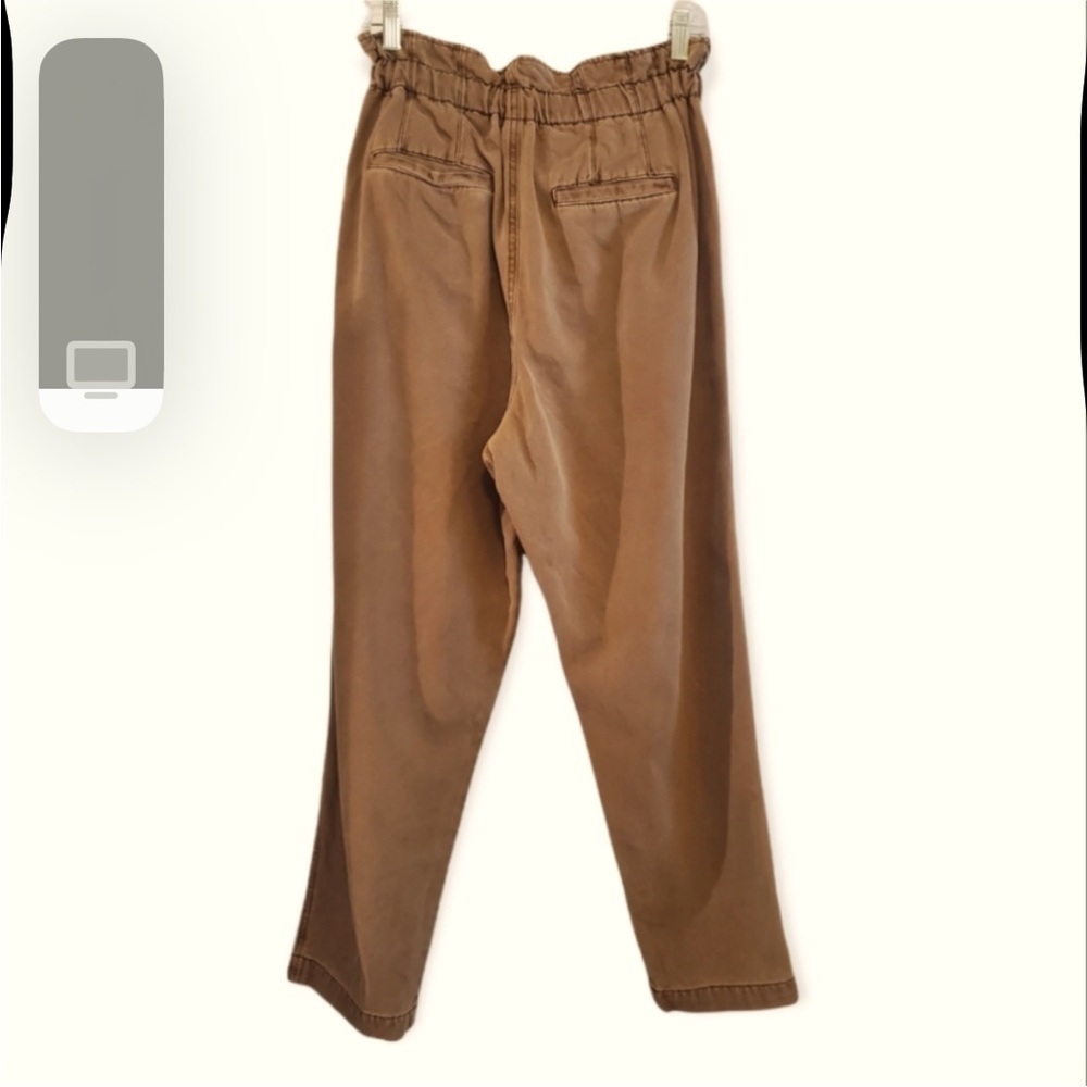 Free People | Margate Pleated Trouser Cottagecore Paper Bag Pants Tamarind S - Picture 5 of 15